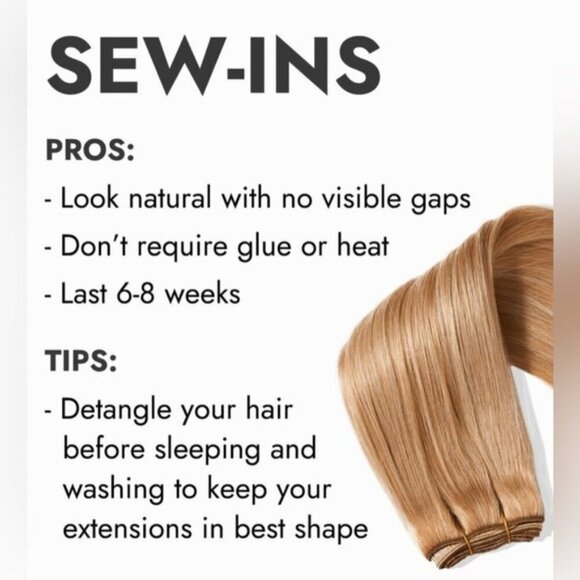 Silky Straight Dark Blonde 18 Inch Human Hair Extension #6 Color - Picture 6 of 6